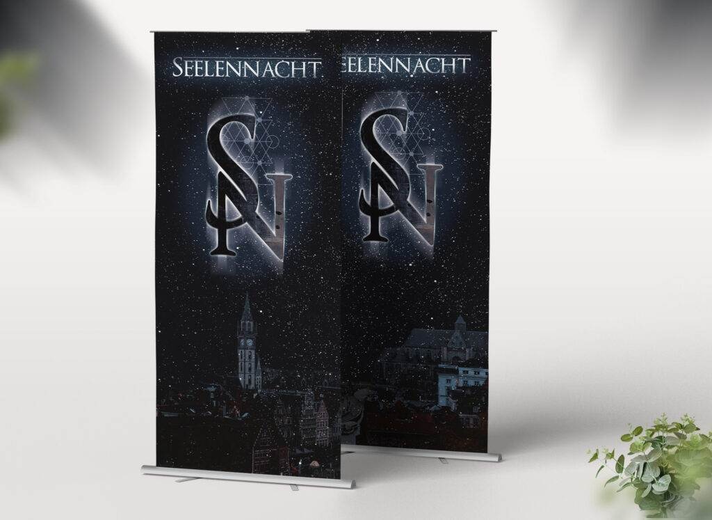 Roll-Up Banner Design: Seelennacht