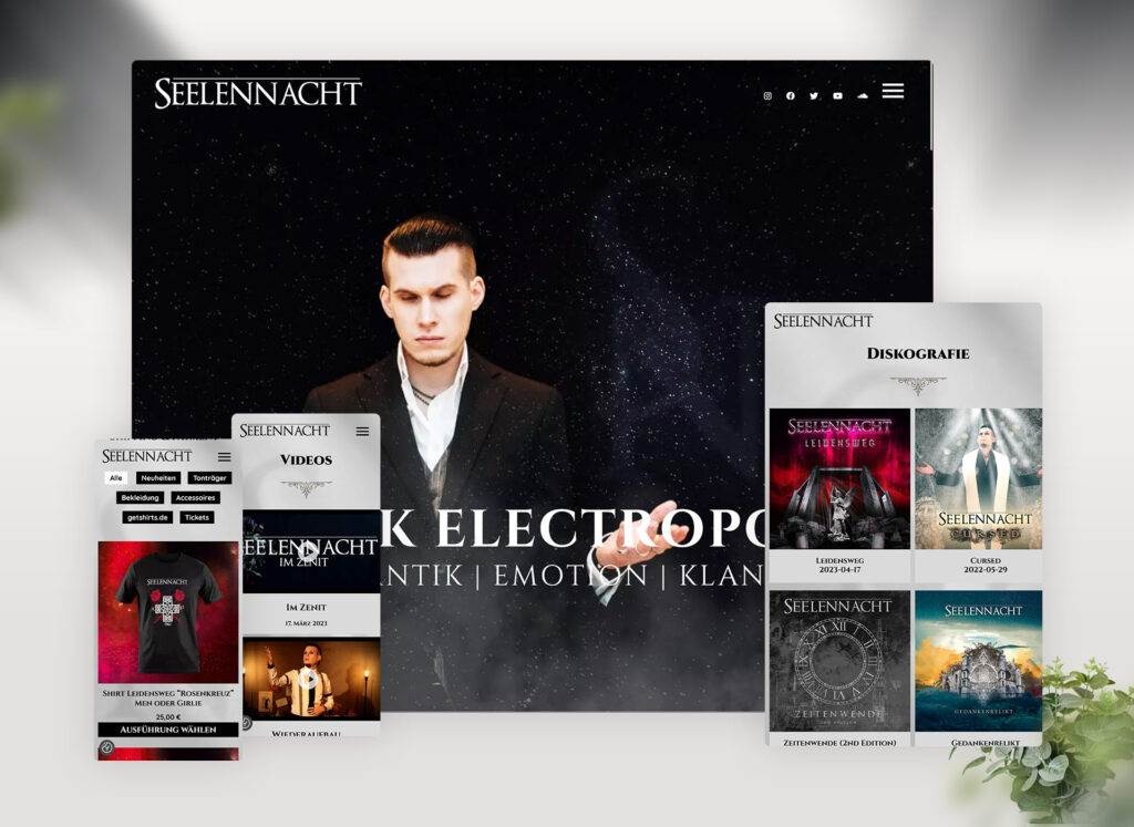 Webdesign: Website Relaunch für Seelennacht