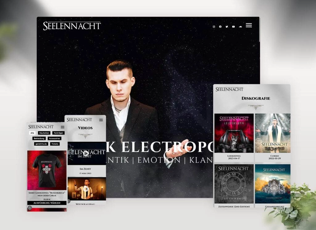 Webdesign: Website Relaunch für Seelennacht