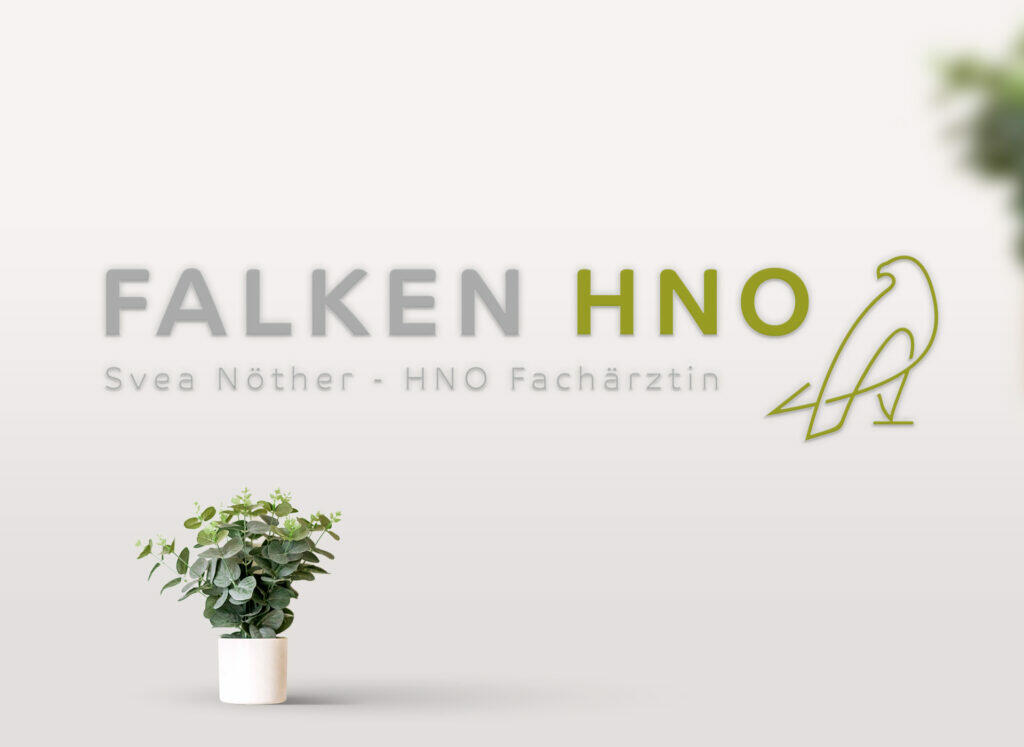 Logodesign: Falken HNO Praxis