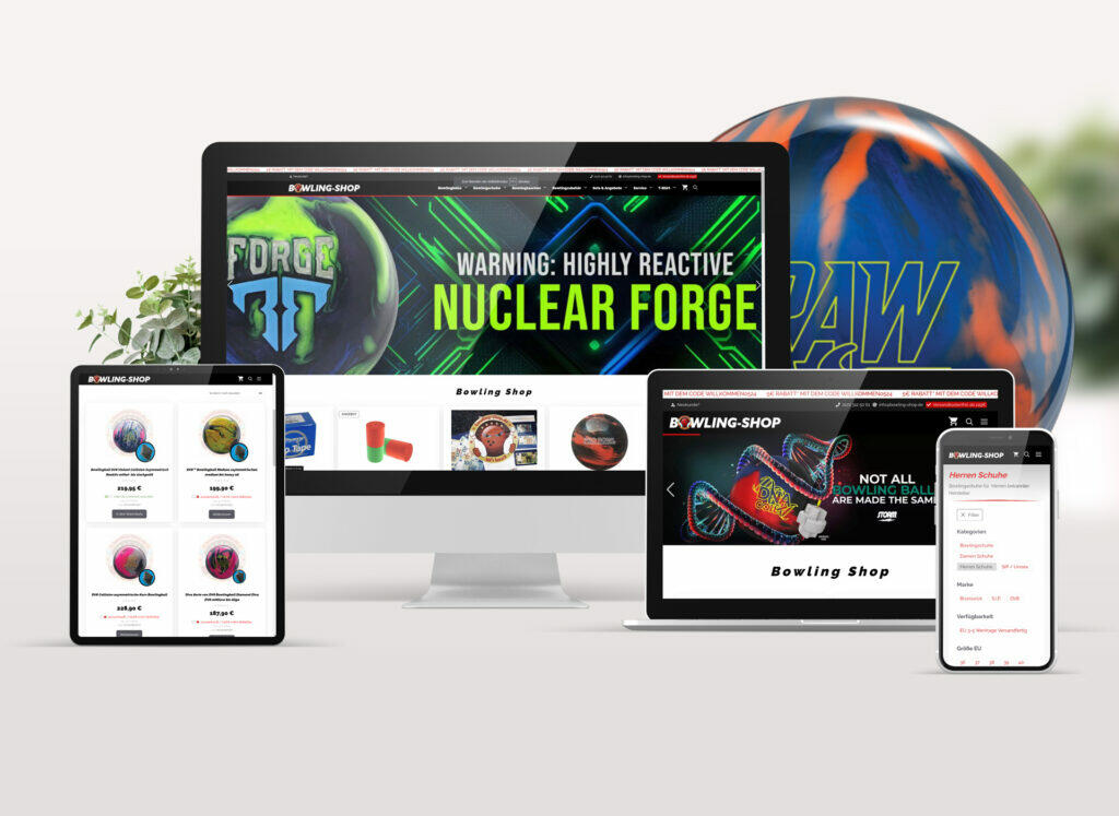 Webdesign E-Commerce: Online-Shop Relaunch für BRS Bowling-Repair-Service Berlin