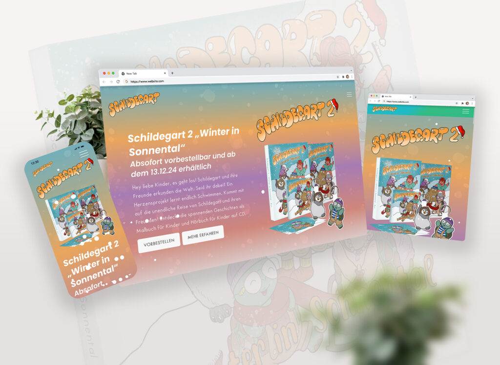 Webdesign: Schildegart 2 "Winter in Sonnental"